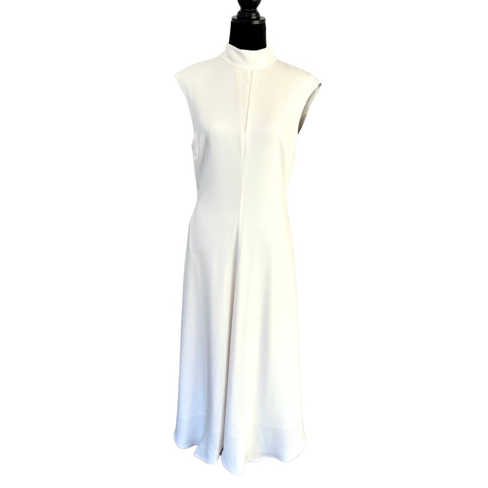 Reiss Ivory Sleeveless Midi Dress
